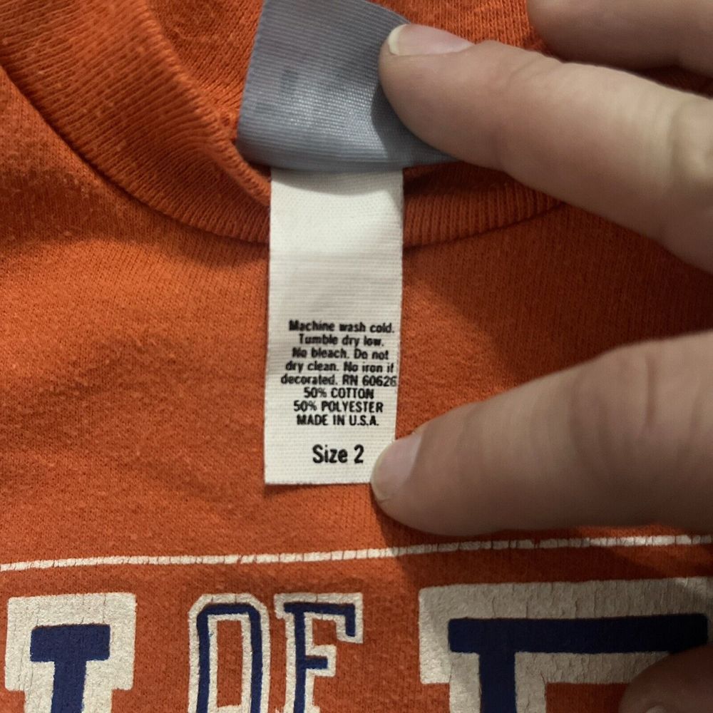 VTG Team Issue University Of Florida Gators Kids Sweatshirt‎ U Of F 2T Orange - Picture 5 of 9